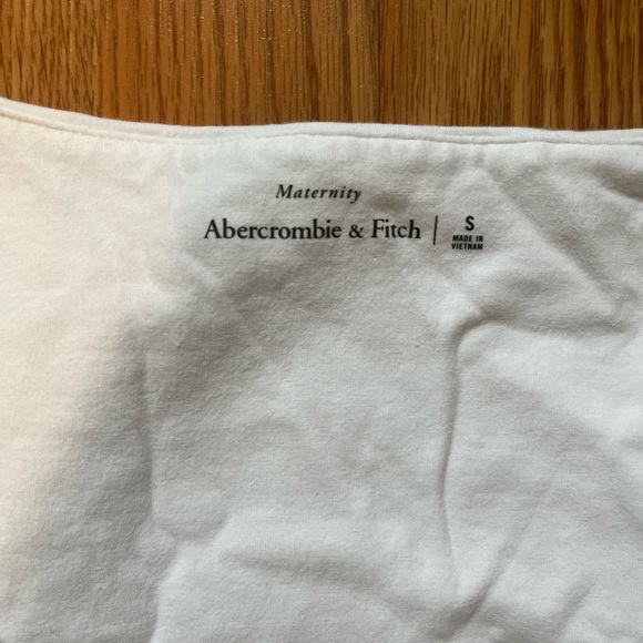 Abercrombie & Fitch Maternity White Long Sleeve Top - Picture 3 of 3